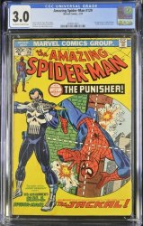 Cover Scan: Amazing Spider-Man #129 CGC GD/VG 3.0 1st Appearance of Punisher! - Item ID #468434