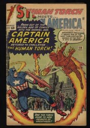 Cover Scan: Strange Tales #114 P 0.5 See Description Captain America and Human Torch!! - Item ID #468675