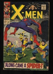 Cover Scan: X-Men #35 VG 4.0 Spider-Man! 1st Appearance of Changeling! - Item ID #468684
