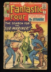 Cover Scan: Fantastic Four #27 FA/GD 1.5 Sub-Mariner Doctor Strange Appearance! - Item ID #468700
