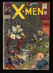 Cover Scan: X-Men #11 P 0.5 See Description 1st  Appearance Stranger Stan Lee Jack Kirby! - Item ID #468704