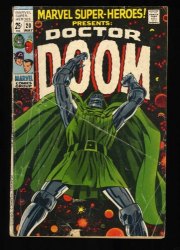 Cover Scan: Marvel Super-Heroes #20 GD 2.0 1st Solo Doctor Doom 1st Valeria! - Item ID #468725