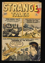 Cover Scan: Strange Tales #102 GD+ 2.5 1st Appearance Wizard! Human Torch! - Item ID #468834