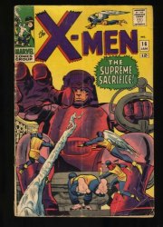 Cover Scan: X-Men #16 VG- 3.5 3rd Appearance Sentinels! Stan Lee! Jack Kirby Art! - Item ID #468838