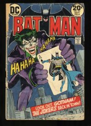 Cover Scan: Batman #251 FA/GD 1.5 Joker's Revenge! Classic Neal Adams Joker Cover! - Item ID #468843