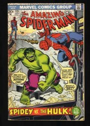 Cover Scan: Amazing Spider-Man #119 VG+ 4.5 Spider-Man Vs Incredible Hulk! - Item ID #468860
