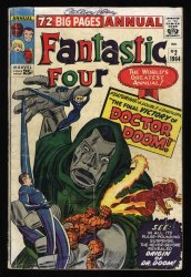 Cover Scan: Fantastic Four Annual #2 GD/VG 3.0 Origin of Doctor Doom! Kirby/Stone Cover! - Item ID #469169