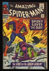 Cover Scan: Amazing Spider-Man #40 FN+ 6.5 Art by Romita / Green Goblin! - Item ID #469182