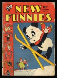 Cover Scan: New Funnies #72 GD- 1.8 - Item ID #469219