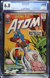 Cover Scan: Showcase #34 CGC FN 6.0 Origin and 1st Appearance Silver Age Atom! - Item ID #469382