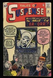 Cover Scan: Tales Of Suspense #35 GD/VG 3.0 Watcher Prototype Fantastic Four! - Item ID #470191