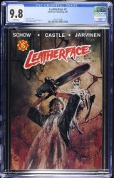 Cover Scan: Leatherface #1 CGC NM/M 9.8 White Pages Based on The Texas Chainsaw Massacre!  - Item ID #470439