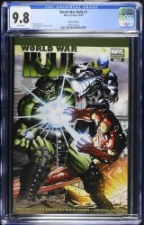 Cover Scan: World War Hulk #1 CGC NM/M 9.8 White Pages Retailer Incentive Variant - Item ID #470440