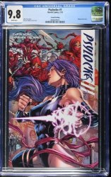 Cover Scan: Psylocke (2010) #1 CGC NM/M 9.8 2nd Print 1st Solo Title David Finch Cover! - Item ID #475881
