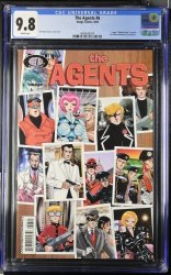 Cover Scan: Agents #6 CGC NM/M 9.8 White Pages Walking Dead Preview! - Item ID #477571