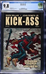 Cover Scan: Kick-Ass #2 CGC NM/M 9.8 White Pages - Item ID #477577