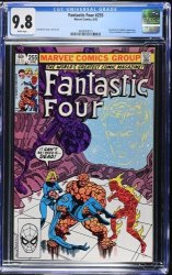 Cover Scan: Fantastic Four #255 CGC NM/M 9.8 White Pages John Byrne Cover and art! - Item ID #477628