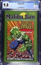 Cover Scan: Malibu Sun #14 CGC NM/M 9.8 White Pages 1st Appearance Savage Dragon! - Item ID #477736