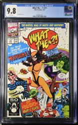 Cover Scan: What The - -?! #11 CGC NM/M 9.8 White Pages Bryne Cover! - Item ID #480877