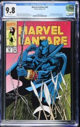 Cover Scan: Marvel Fanfare #60 CGC NM/M 9.8 White Pages Last Issue! Black Panther Cover! - Item ID #481331