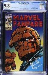 Cover Scan: Marvel Fanfare #15 CGC NM/M 9.8 White Pages Thing and Human Torch! - Item ID #481675