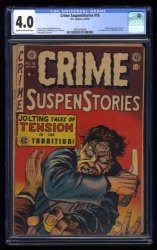 Cover Scan: Crime Suspenstories #16 CGC VG 4.0 Cream To Off White Last Old Witch in Title! - Item ID #481954