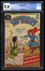 Cover Scan: Superboy #179 CGC VF/NM 9.0 Off White - Item ID #487619