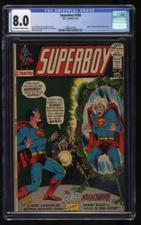 Cover Scan: Superboy #184 CGC VF 8.0 Nick Cardy Cover! Murphy Anderson Dave Cockrum Art! - Item ID #487989