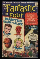 Cover Scan: Fantastic Four #7 GD/VG 3.0 Stan Lee! jack Kirby! 1st App Kurrgo! - Item ID #488102