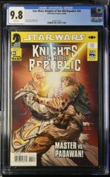 Cover Scan: Star Wars: Knights of the Old Republic #34 CGC NM/M 9.8 White Pages - Item ID #496823