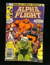 Cover Scan: Alpha Flight #2 Newsstand Variant - Item ID #517355