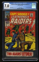 Cover Scan: Captain Savage and His Leatherneck Raiders #3 CGC FN/VF 7.0 Off White to White - Item ID #519582