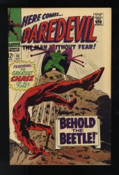 Cover Scan: Daredevil #33 NM- 9.2 Behold The Beetle! Gene Colan! Dick Ayers! - Item ID #520602