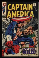 Cover Scan: Captain America #106 NM- 9.2 Jack Kirby Cover and Art! Stan Lee Script! - Item ID #521090