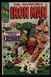 Cover Scan: Iron Man #6 NM- 9.2 Crusher Appearance! George Tuska Cover! - Item ID #521106
