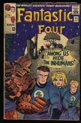 Cover Scan: Fantastic Four #45 VG 4.0 1st Appearance Inhumans! Stan Lee! - Item ID #521119