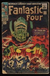 Cover Scan: Fantastic Four #49 FA/GD 1.5 2nd Silver Surfer 1st Full Galactus! - Item ID #521126
