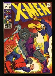 Cover Scan: X-Men #53 NM 9.4 1st Barry Windsor Smith Art! Blastaar! Beast Origin! - Item ID #521590