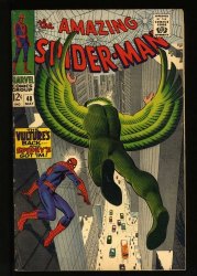 Cover Scan: Amazing Spider-Man #48 FN 6.0 1st New Vulture! - Item ID #521625