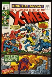 Cover Scan: X-Men Annual (1970) #1 NM- 9.2 Stan Lee! Jack Kirby! Origin of the Stranger! - Item ID #523230