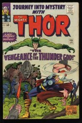 Cover Scan: Journey into Mystery #115 VF- 7.5 Origin of Loki! Absorbing Man Appearance! - Item ID #523281