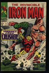 Cover Scan: Iron Man #6 VF 8.0 Crusher Appearance! George Tuska Cover! - Item ID #523533