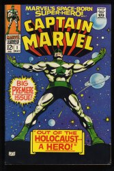 Cover Scan: Captain Marvel #1 VF 8.0 1st Solo Title and 3rd Appearance! - Item ID #523660