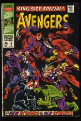 Cover Scan: Avengers Annual #2 VF- 7.5 1st Appearance Scarlet Centurion Buscema Cover! - Item ID #523669