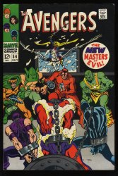 Cover Scan: Avengers #54 VF 8.0 1st Appearance New Masters of Evil! Ultron Cameo! - Item ID #523681