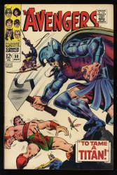 Cover Scan: Avengers #50 VF- 7.5 Typhon, Zeus and Ares Appearance! - Item ID #523685