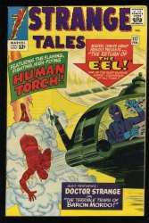 Cover Scan: Strange Tales #117 VF- 7.5 Human Torch battles the EEL! Jack Kirby! - Item ID #523711