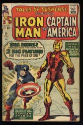 Cover Scan: Tales Of Suspense #59 GD+ 2.5 Captain America Iron Man! - Item ID #523738