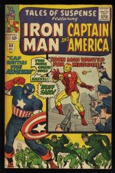 Cover Scan: Tales Of Suspense #60 FN+ 6.5 Iron Man Captain America 2nd Hawkeye! - Item ID #523745