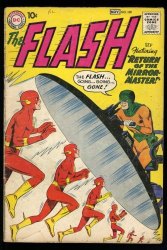 Cover Scan: Flash #109 VG- 3.5 2nd Appearance Mirror Master! - Item ID #524110